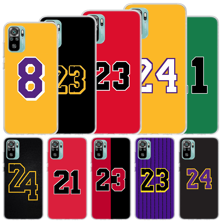 Phone Cases Jordan - Basketball 23 24 Number Soft Case