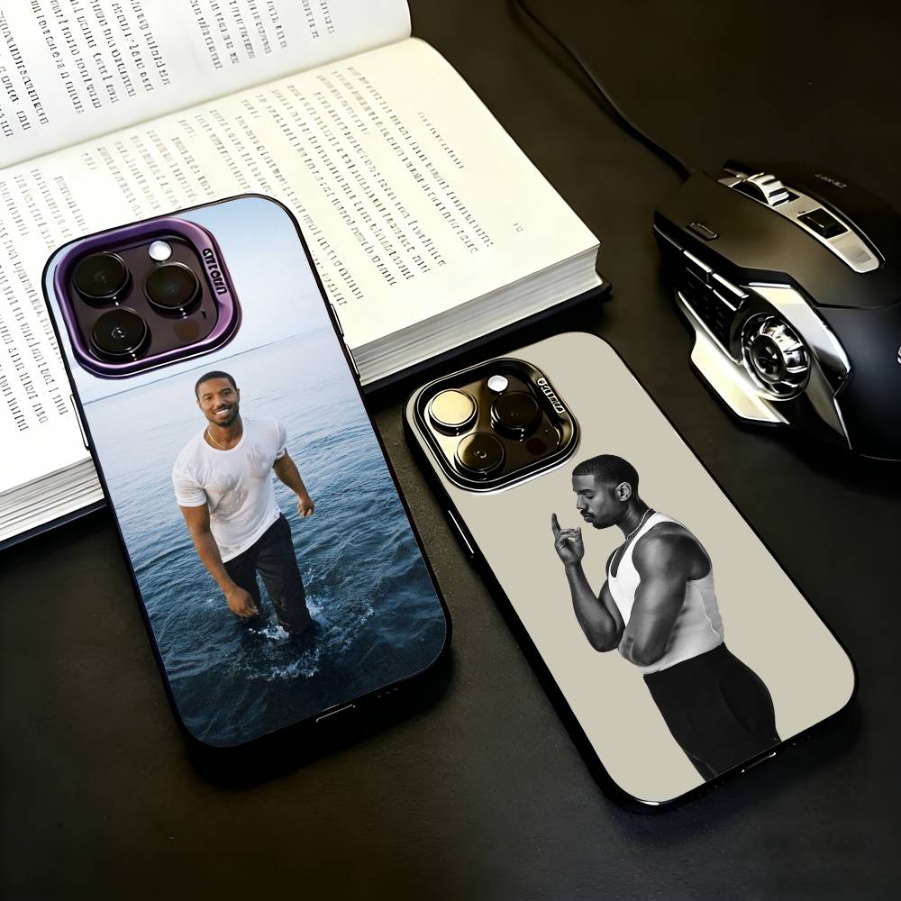 Phone Cases Jordan - M-Michael B. Jordan Black Candy silver