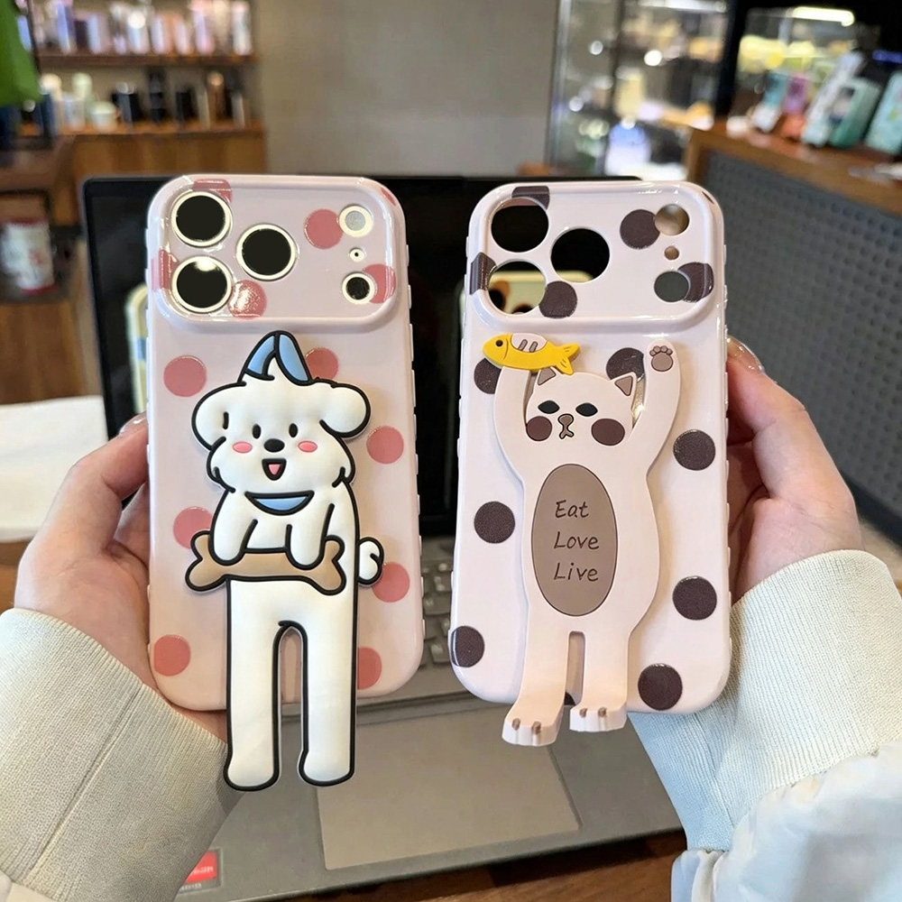 Phone Cases Holder - Cute Polka Dots Phone Case For