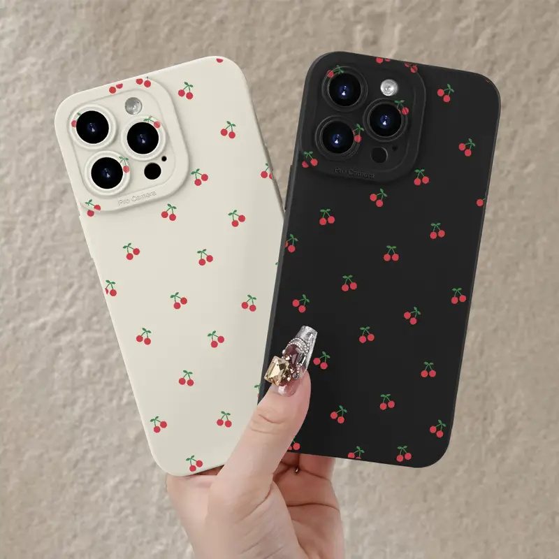 Phone Cases Arc - Cute Ins Cherry Case For iPhone
