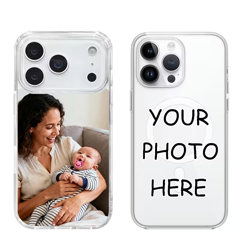 Phone Cases With Pictures - Clear Acrylic Magnetic Case For IPhone