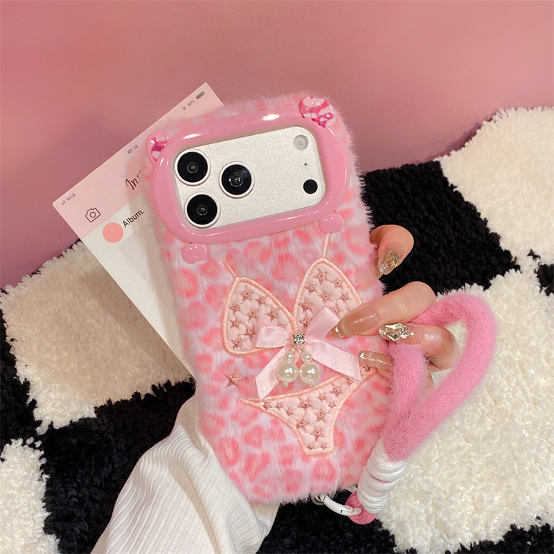Phone Cases Iphone - Luxury Leopard Print Bikini Pattern Plush