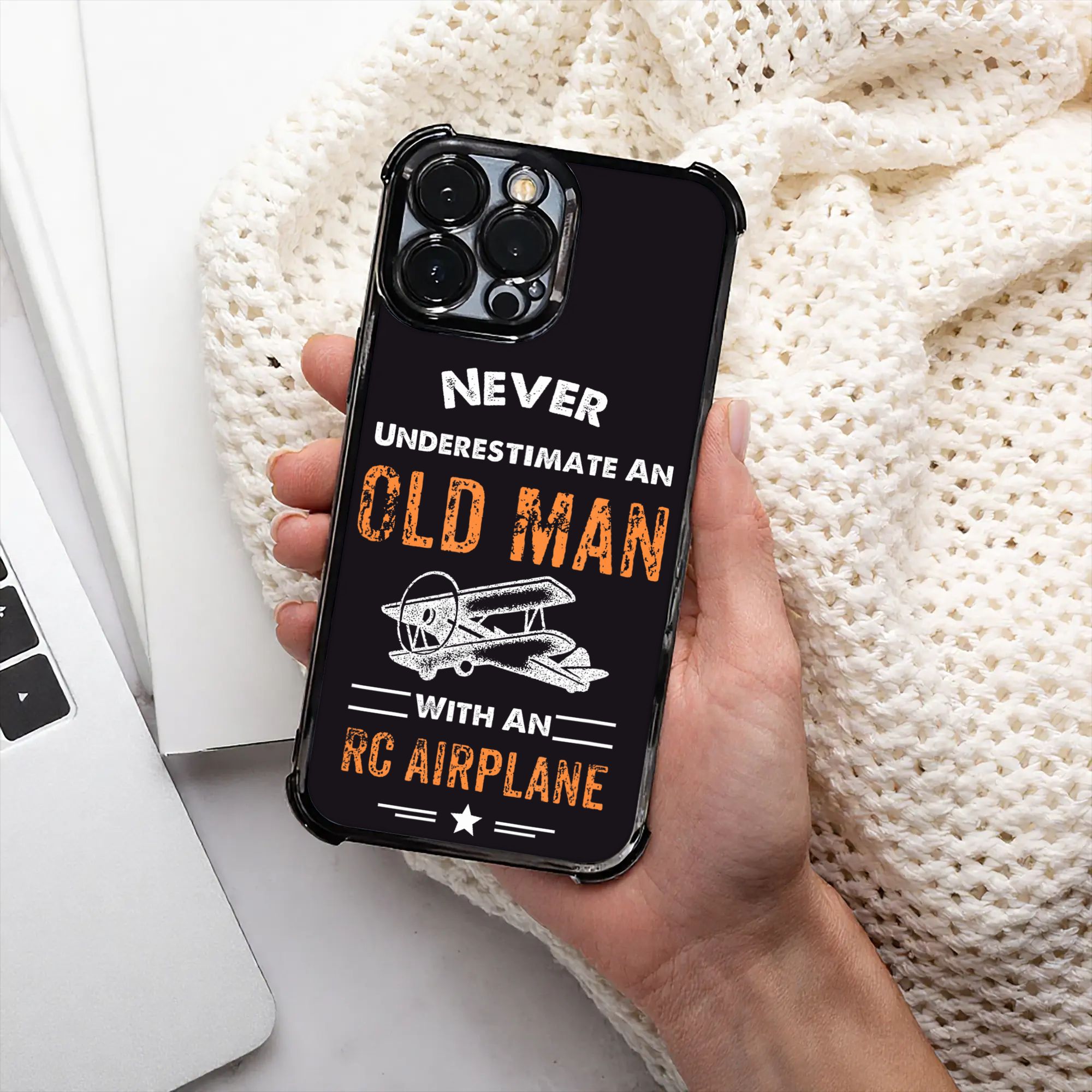 Phone Cases Arc - Never Underestimate An Old Man With