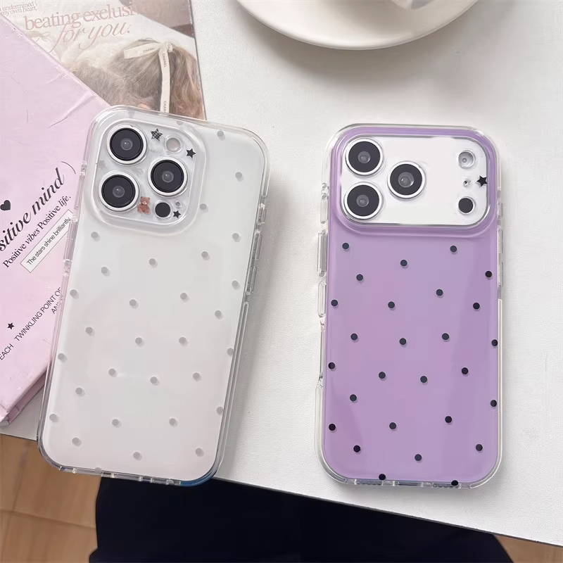 Korean Ins Girl Simple Purple  - Phone Cases Girly review and price
