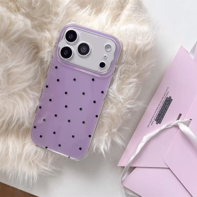 Korean Ins Girl Simple Purple  - Phone Cases Girly review and price