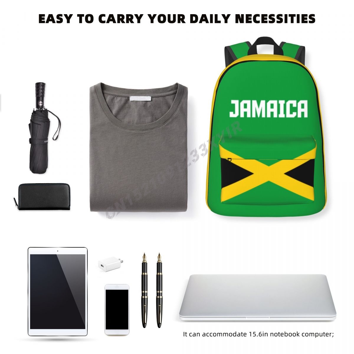 Unisex Backpack Jamaica Flag J - Phone Cases Jamaica review and price