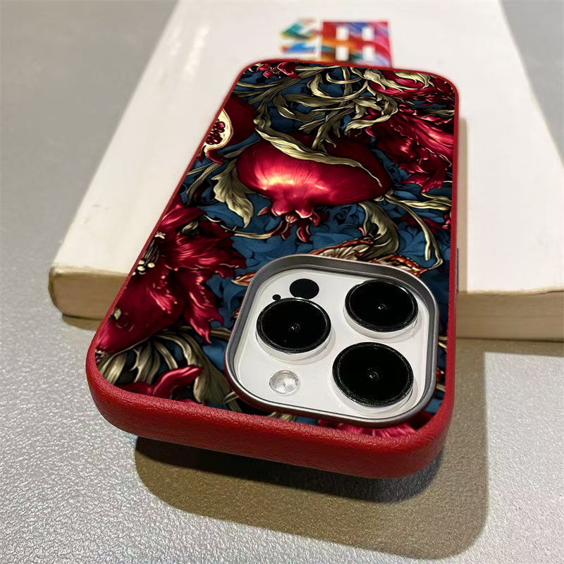 Vintage Pomegranate TPU Art Ph - Phone Cases Drawing review and price