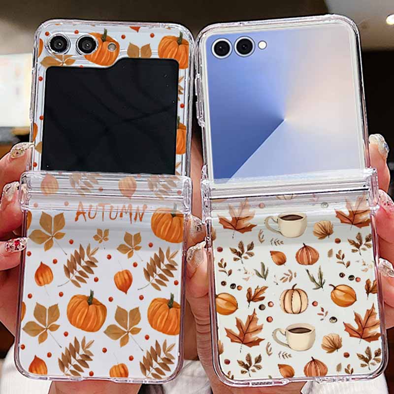 Autumn Maple Leaf Pattern Phon - Phone Cases Z Flip 6 review and price