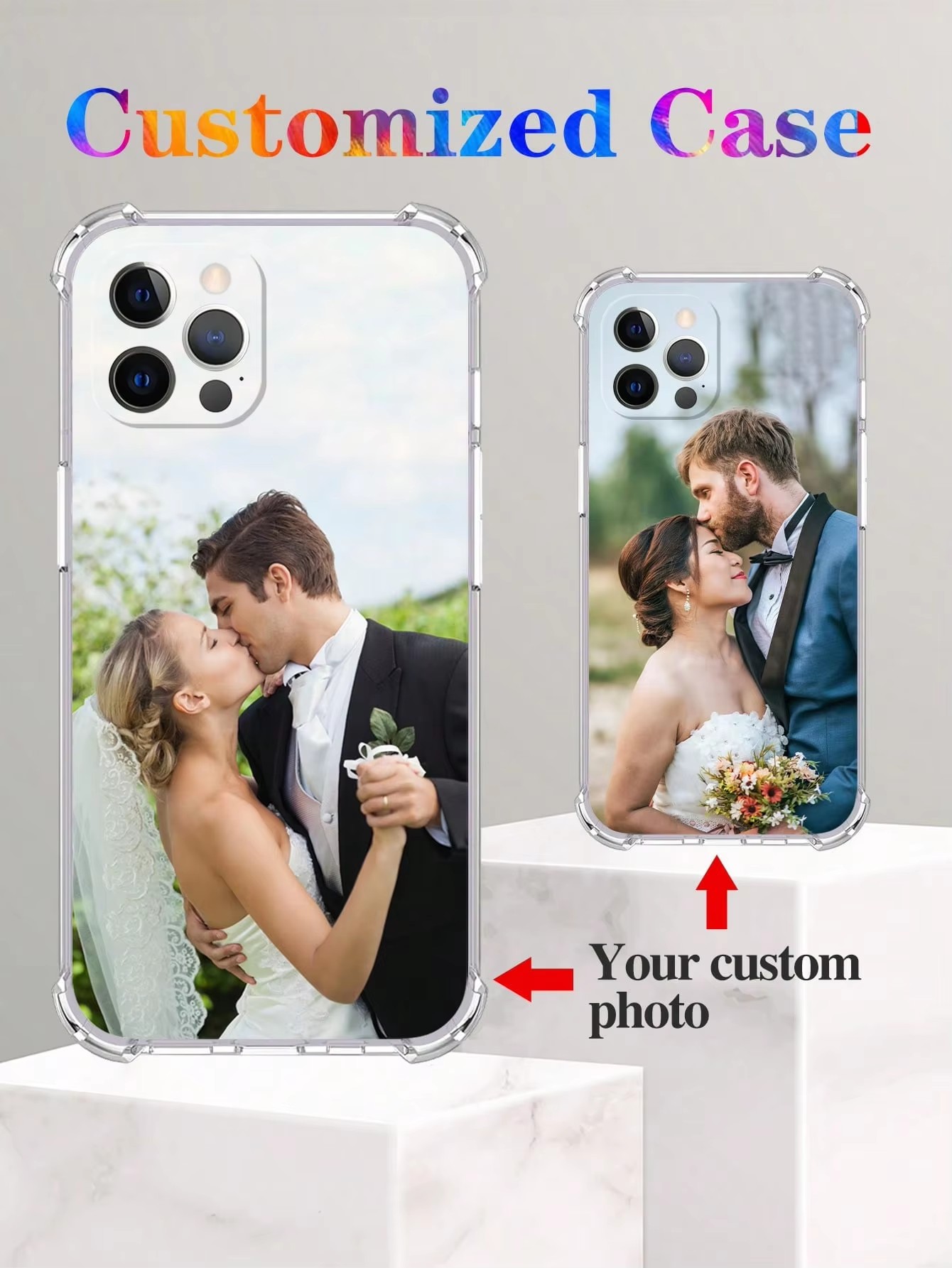 Clear Shockproof Cover For iPh - Phone Cases With Pictures review and price