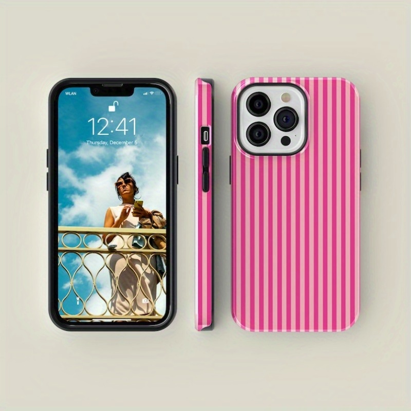 Striped Pink on Pink Tough Pho - Buy Phone Cases review and price