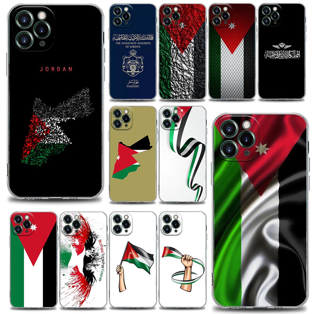 Jordan Passport Flag Map Clear - Phone Cases Jordan review and price