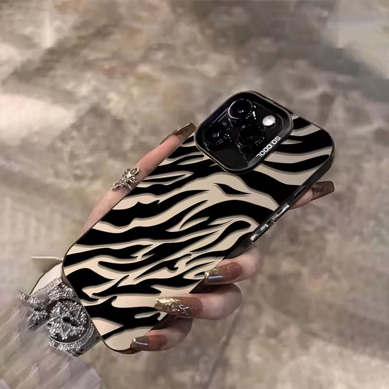 Zebra Pattern Black Advanced I - Phone Cases Zebra review and price