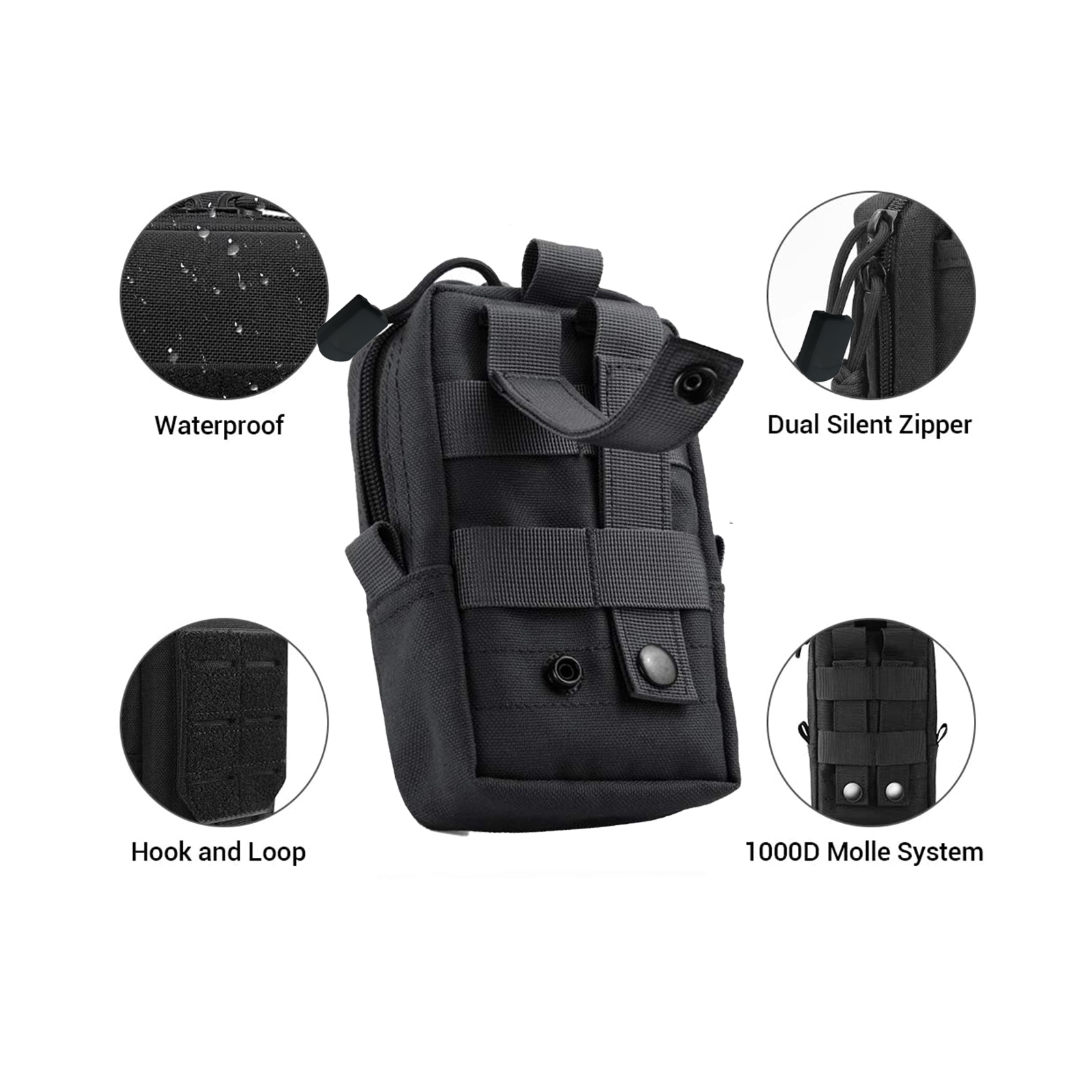 Tactical Molle Pouch Waist Bag - Military Grade Case review and price