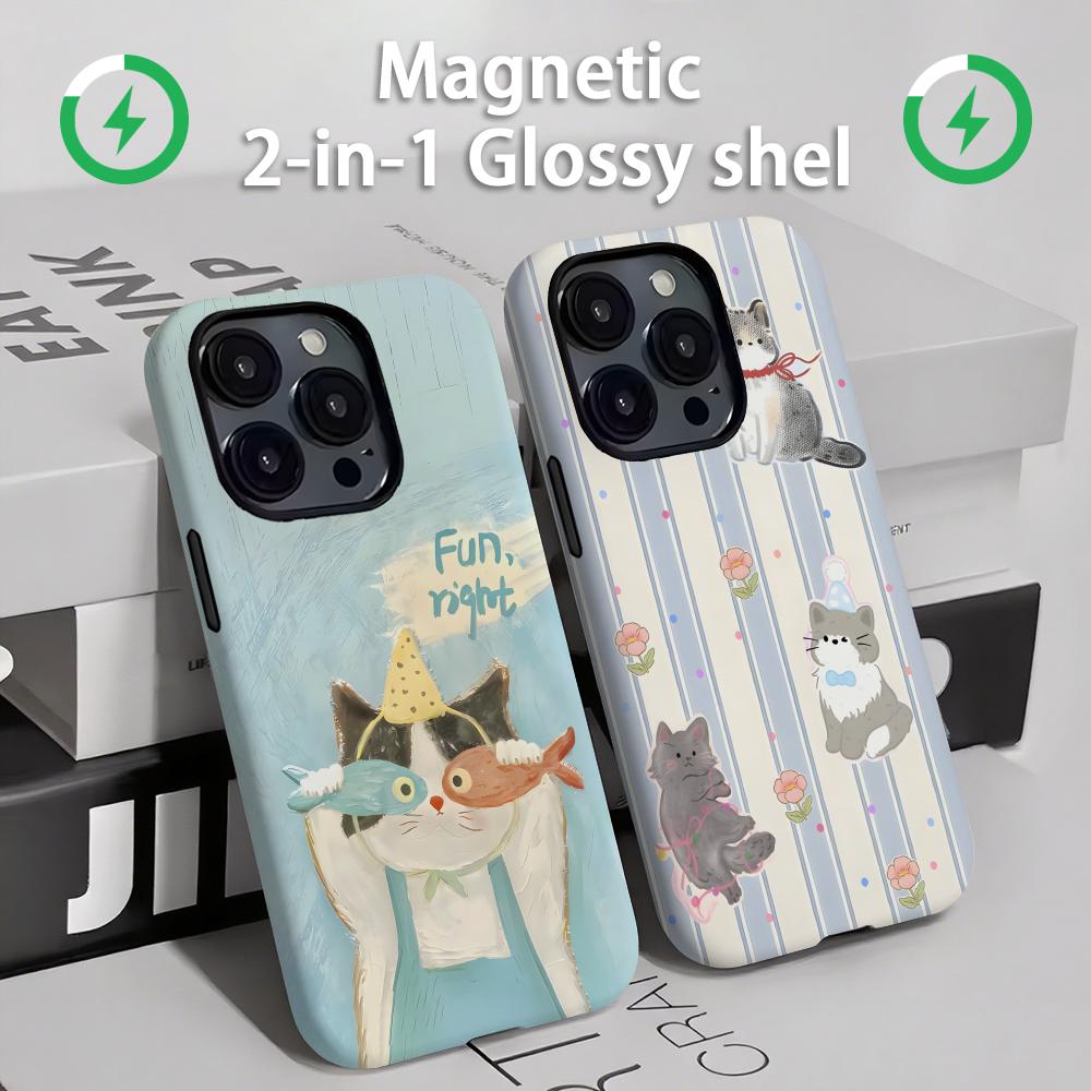 Cute cats and dogs  Phone Case - Phone Cases Iphone review and price