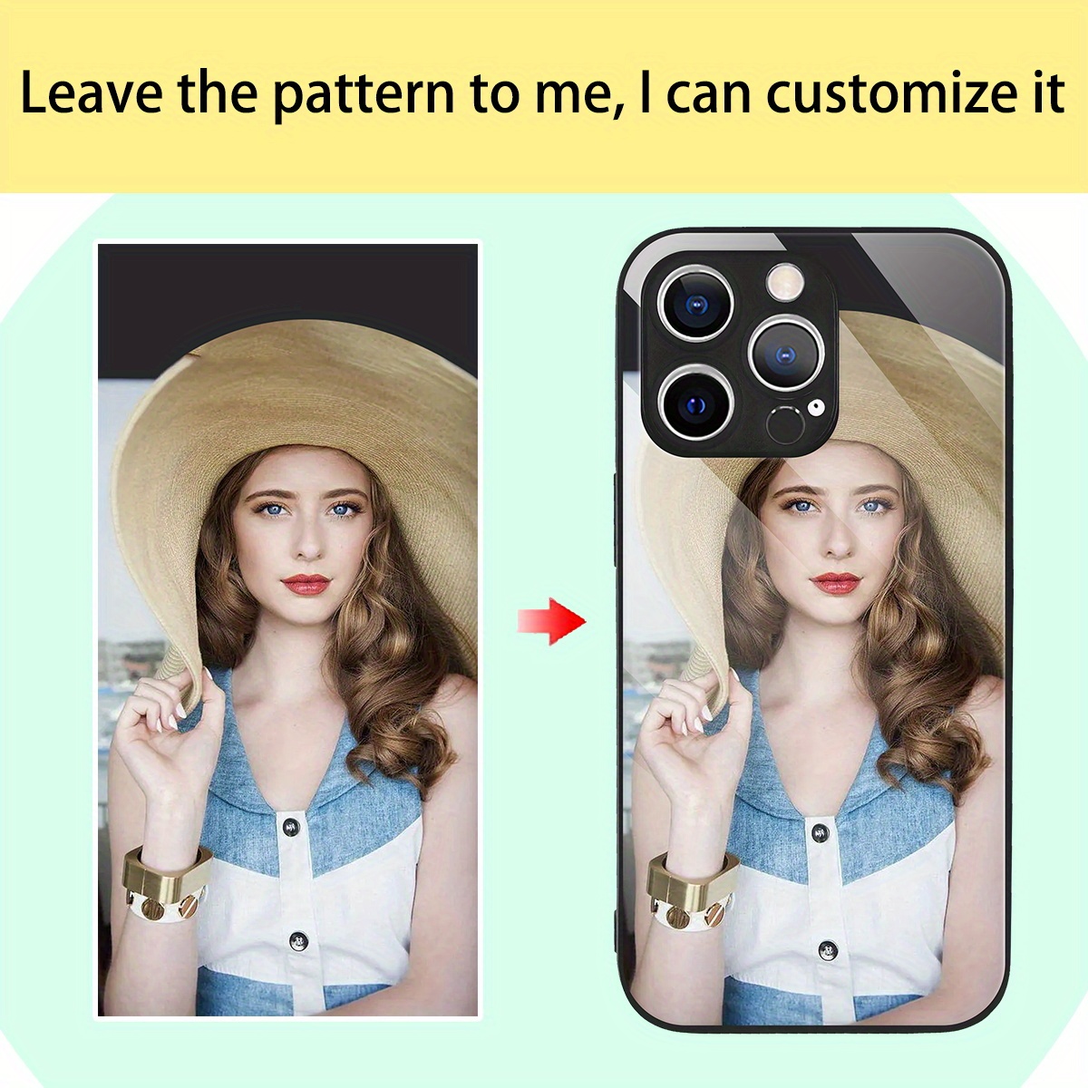 Custom Photo Mirror Glass Case - Phone Cases With Pictures review and price