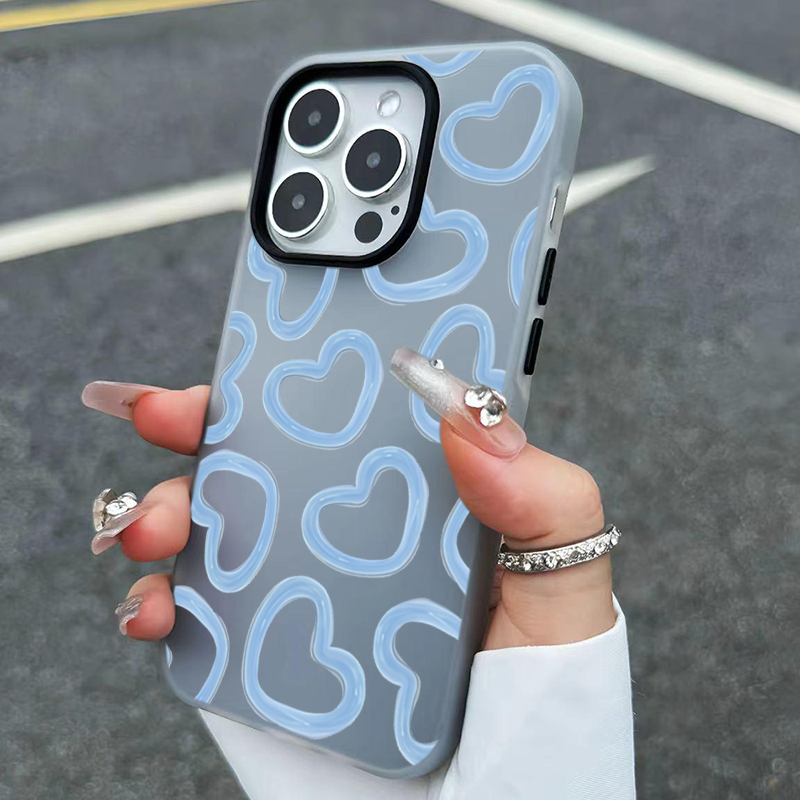 Cute Oil Painting Love Heart P - Phone Cases Drawing review and price