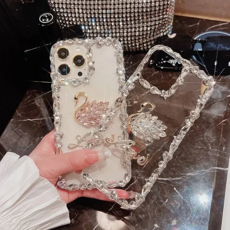 Diamond Love Crystal Swan Phon - Phone Cases Arc review and price