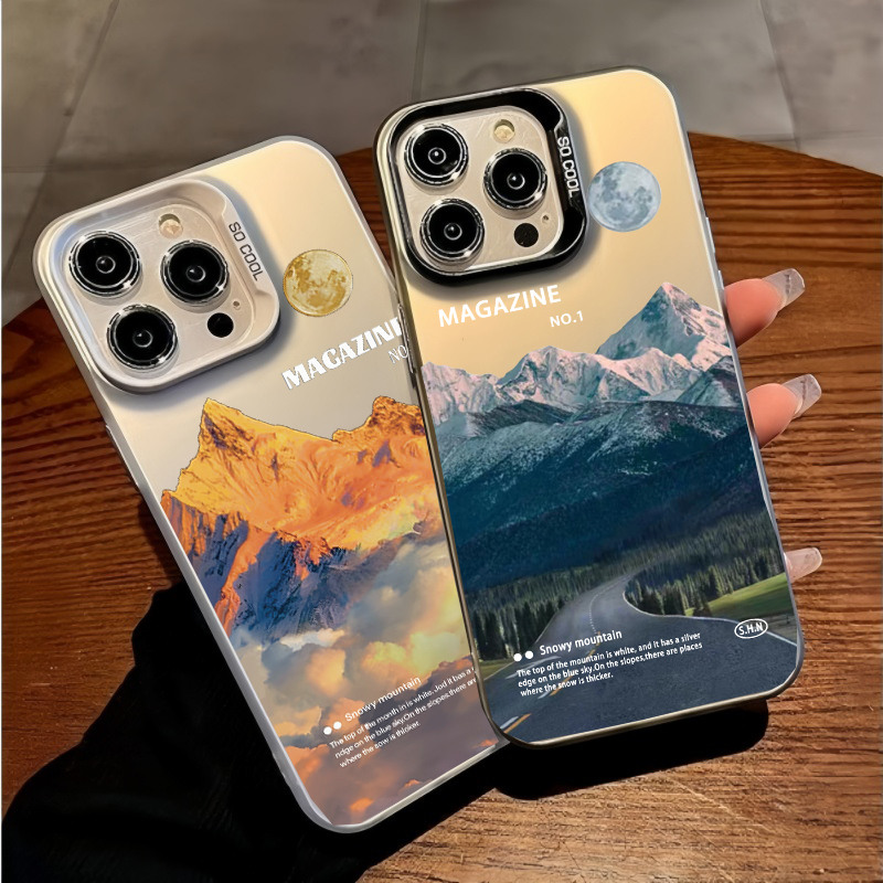 Snow Mountain Road Landscape P - Phone Cases Vogue review and price