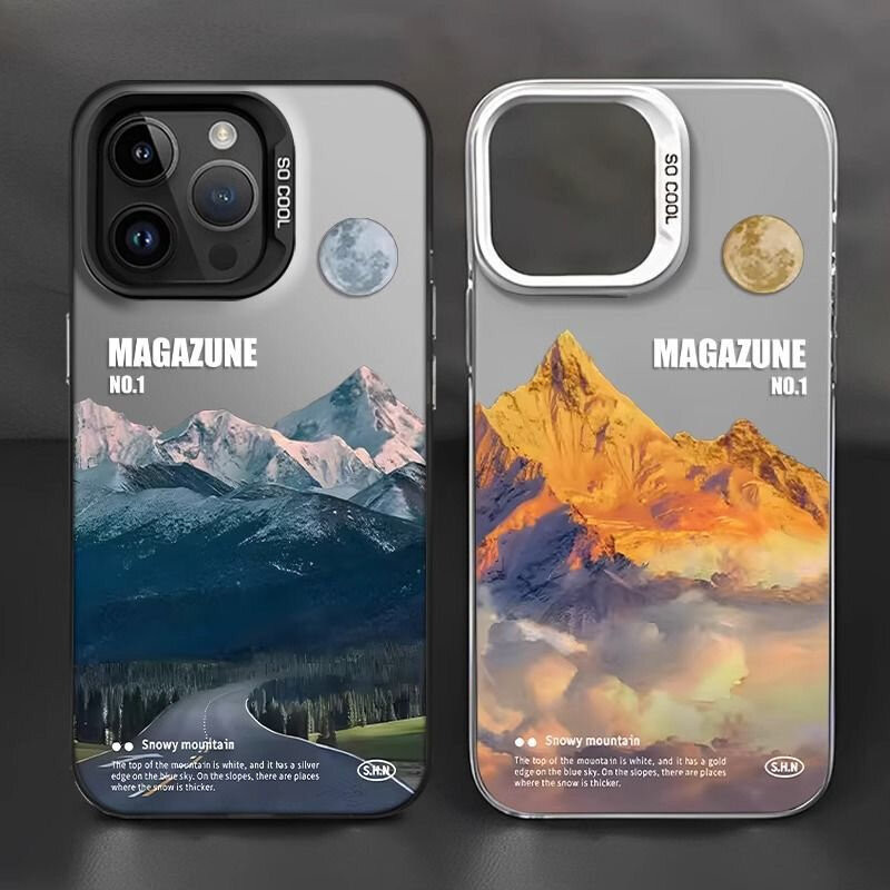 Snow Mountain Road Landscape P - Phone Cases Vogue review and price