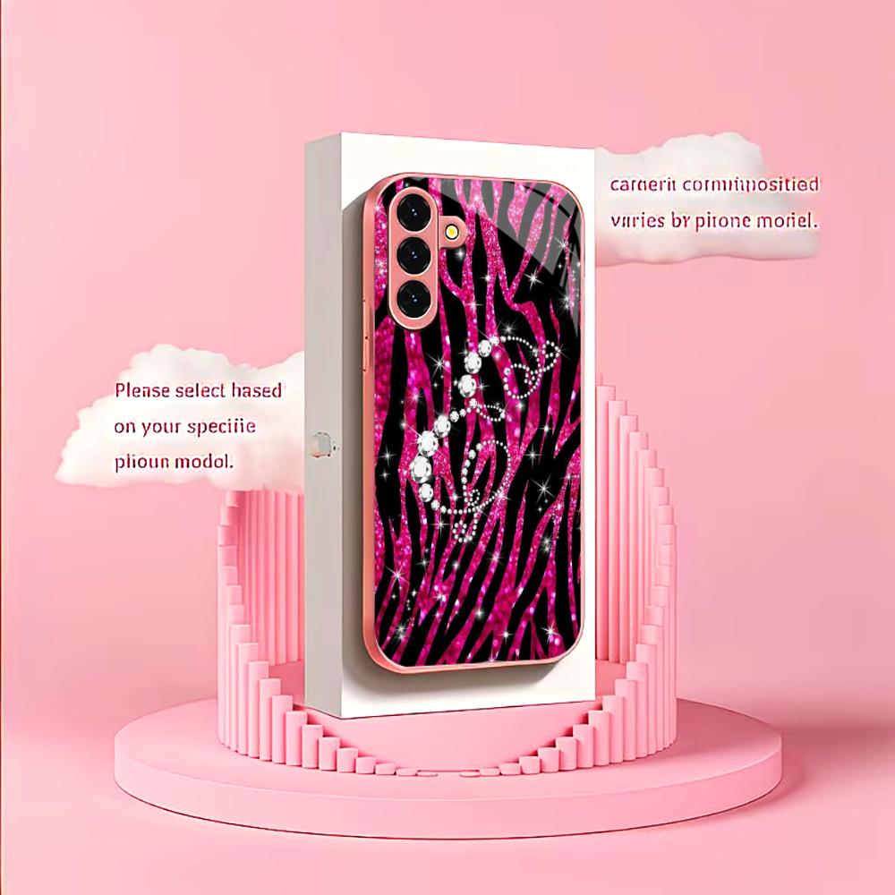 Pink fashion zebra print TPU H - Phone Cases Zebra review and price