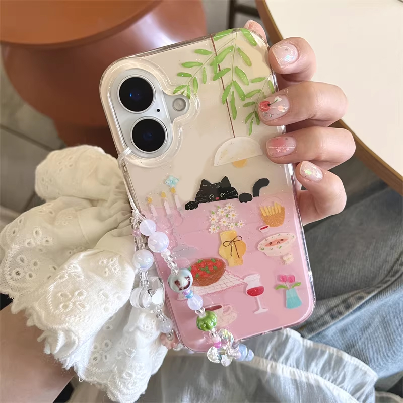 Ins Girl Cute Dining Table Lit - Phone Cases Girly review and price
