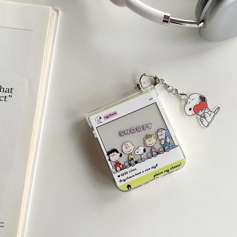 Cute Cartoon Snoopy Charlie Br - Phone Cases Z Flip 6 review and price