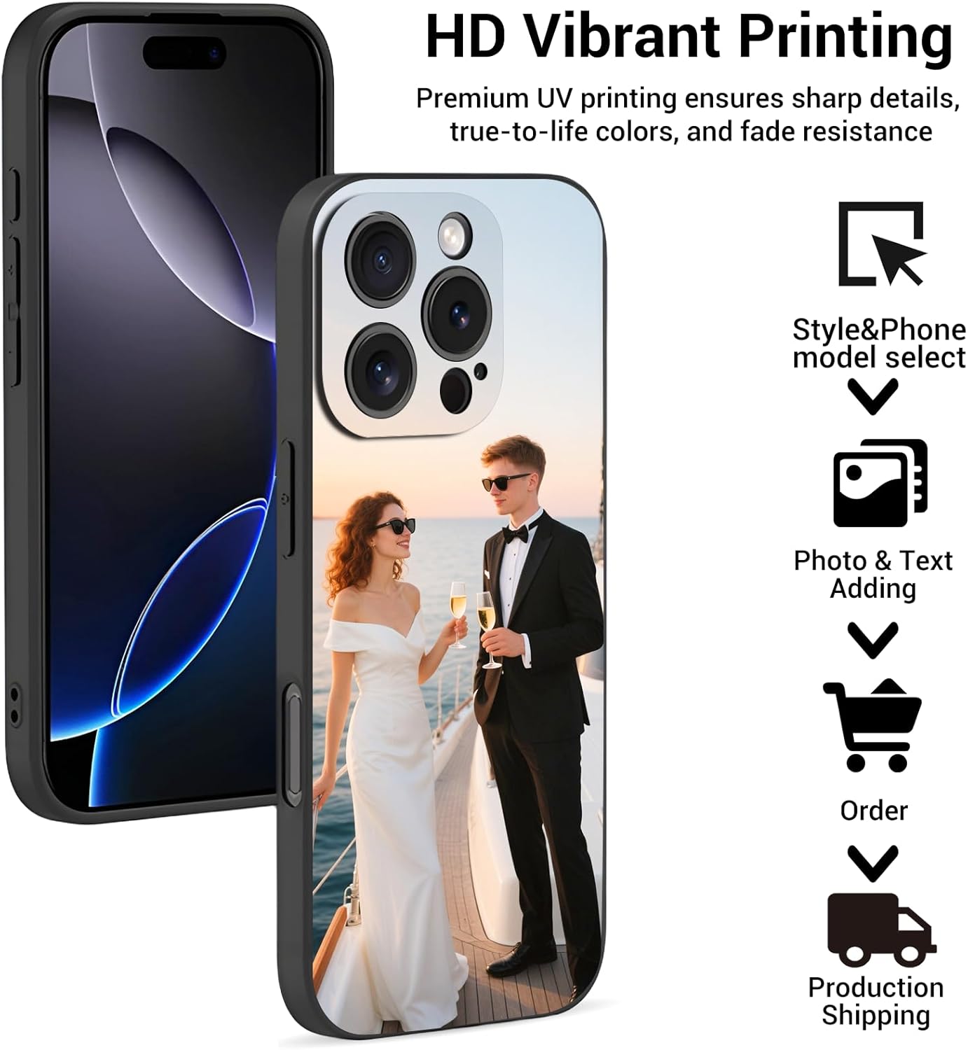 Custom Matte Case for iPhone 1 - Phone Cases With Pictures review and price