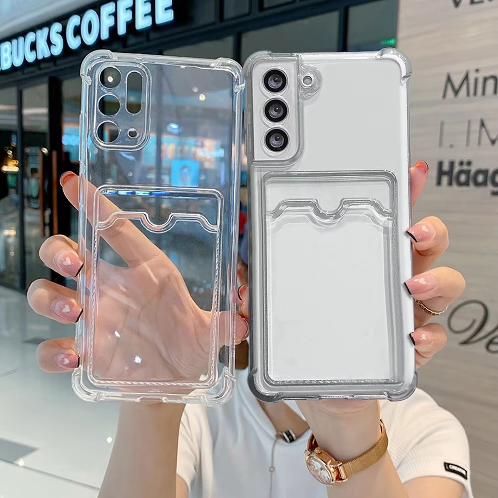 Clear Silicone Card Slot Holde - Phone Cases With Pictures review and price