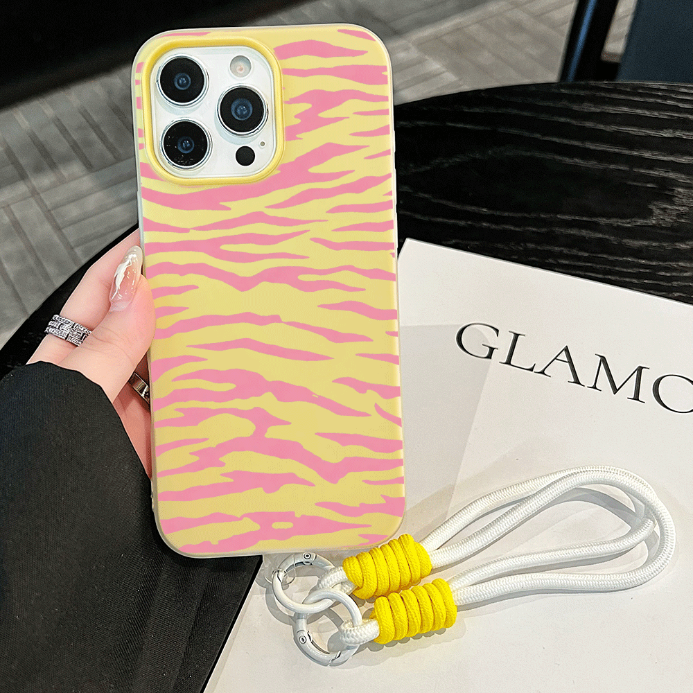 With Lanyard Y2K Pink Zebra Pr - Phone Cases Zebra review and price