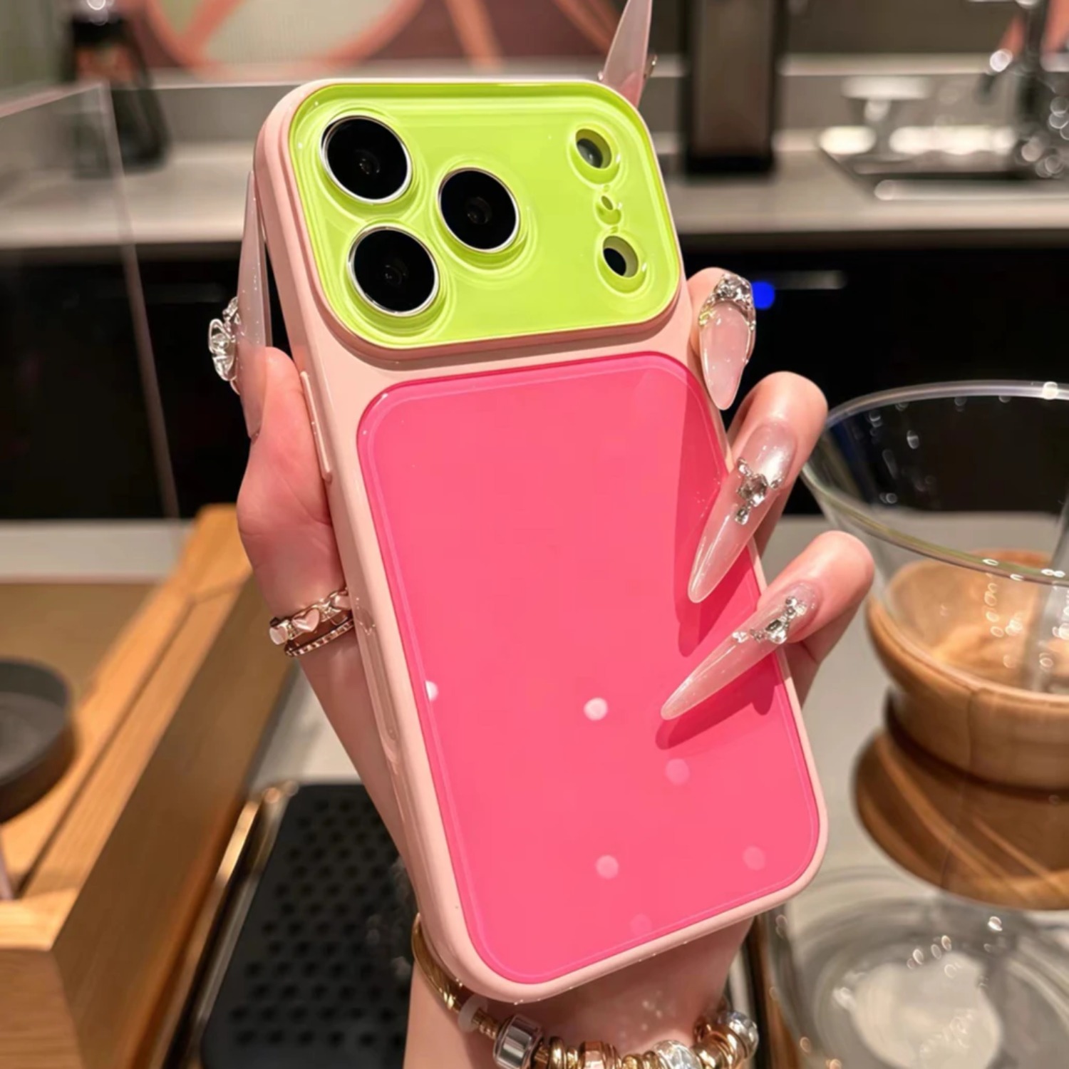 Color Block Phone Case for IPh - Phone Cases Vogue review and price