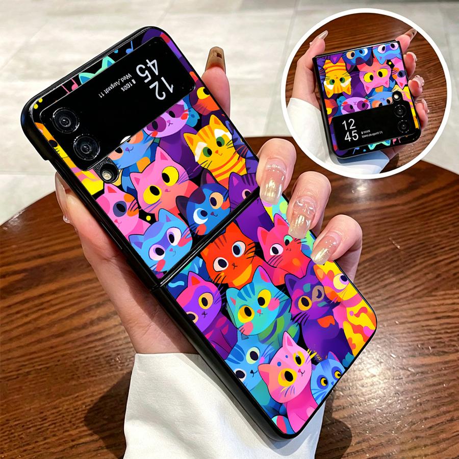 Full Cover Cat Phone Cover Cas - Phone Cases Z Flip 6 review and price