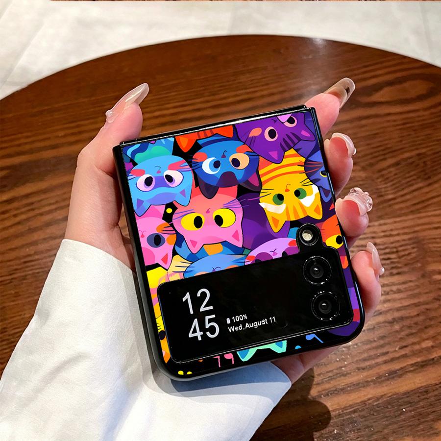 Full Cover Cat Phone Cover Cas - Phone Cases Z Flip 6 review and price